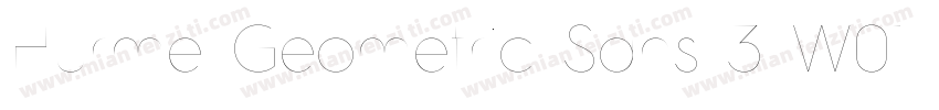 Hurme Geometric Sans 3 W01 Rg字体转换